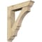 Ekena Millwork Balboa Traditional Rough Sawn Bracket w/ Offset Brace, Douglas Fir, 8"W x 38"D x 44"H BKT0806X38X44BOA01RDF - alternate 1